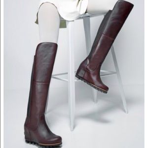 sorel fiona wedge lux bootie
